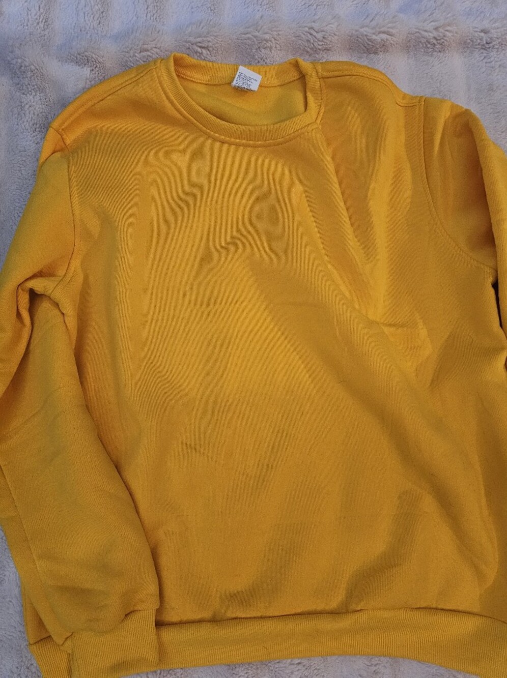 Men's Crewneck Sweater - Bright Yellow